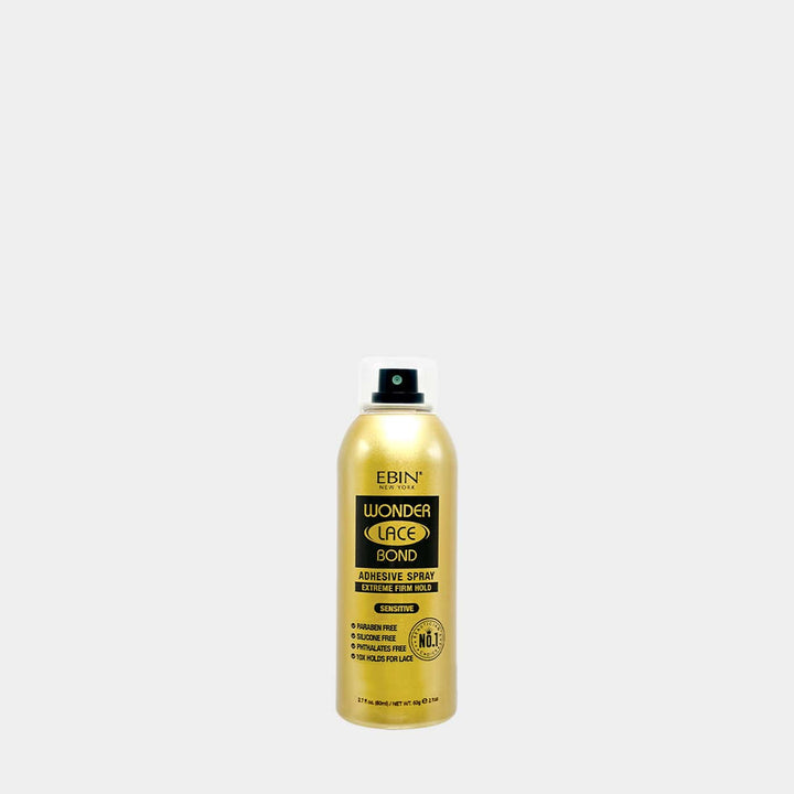 Ebin New York Wonder Lace Bond Adhesive Spray Extreme Firm Hold 2.7OZ/ 80ML - Sensitive