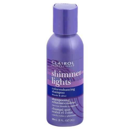 Clairol Shimmer Lights Shampoo Blonde & Silver 2 Oz