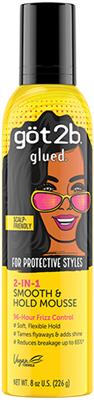 Got2B Glued 2In1 Smooth & Hold Mousse 8oz