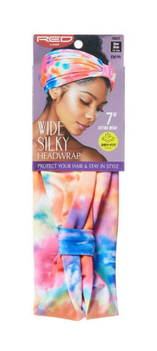 Kiss New York RED Wide Dry Fit Headwrap, Tie Dye HB07