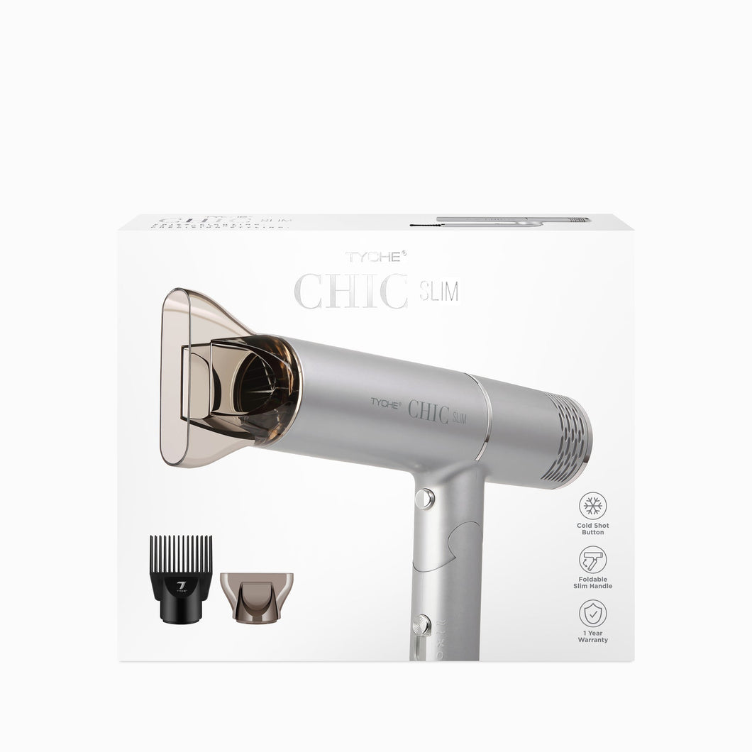 Nicka K Tyche Chic Slim Foldable Dryer (Silver)