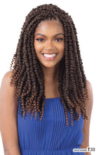 Load image into Gallery viewer, Freetress Synthetic Pre Looped Crochet Braid 3X Large Passion Twist 14&quot;
