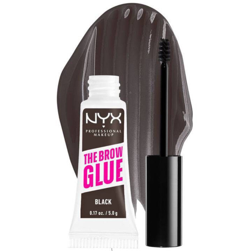 NYX Professional Makeup Brow Glue Eyebrow Gel 0.17 fl oz - Black