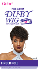 Load image into Gallery viewer, Outre Duby Wig Clipper Cut Human Hair Finger Roll
