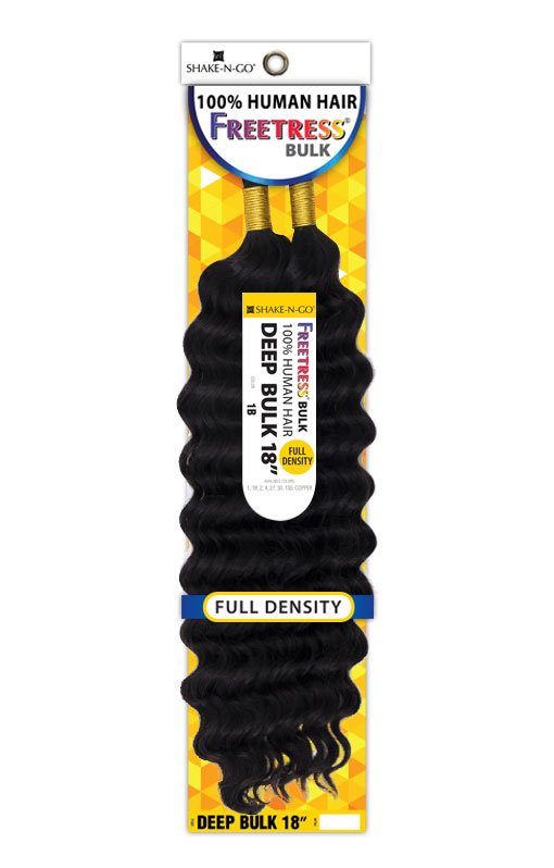 Freetress Bulk 100% Human Hair - Deep Bulk 18