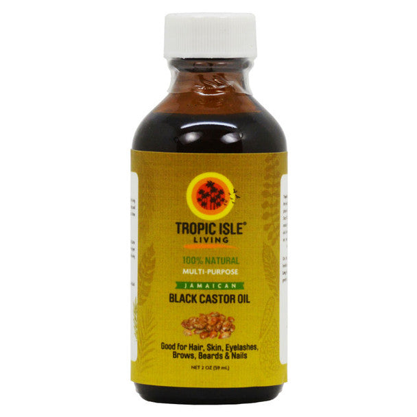 Tropic Isle Living 100% Natural Jamaican Black Castor Oil 2 oz