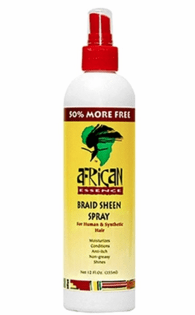 African Essence Braid Sheen Spray 12 Oz