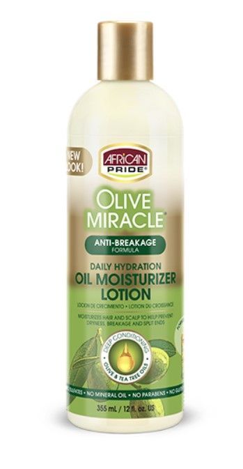 African Pride Olive Miracle Moisturizer Lotion 12oz