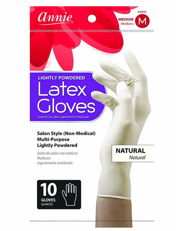 Latex Gloves M 10Ct Annie 3816