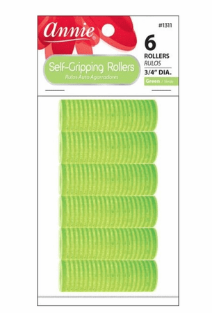 Self-Gripping Rollers 3/4In 6Ct Green Annie 1311