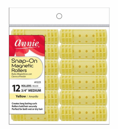 Snap-On Magnetic Rollers M 12Ct Yellow Annie 1223