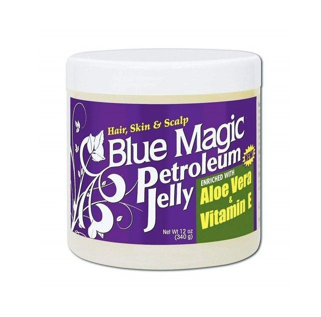 Blue Magic Petroleum Jelly Enriched With Aloe Vera & Vitamin E 12 oz