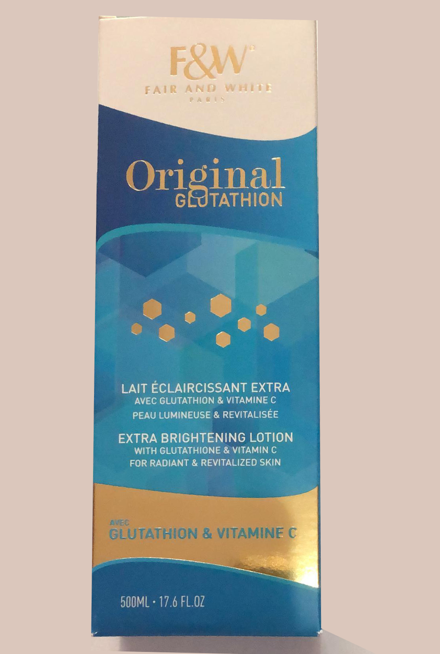 Fair & White Original Glutathion Brightening Lotion 17.6 oz / 500ml