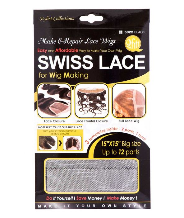 Swiss Lace : Black Qfitt5022