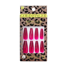 KISS Gold Finger Solid Colors - Cotton Candy