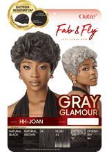 Load image into Gallery viewer, Outre Fab &amp; Fly Full Cap Wig Gray Glamour - Hh - Joan
