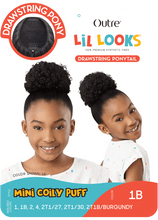 Load image into Gallery viewer, Outre Lil Looks - Drawstring Ponytail - Mini Coily Puff
