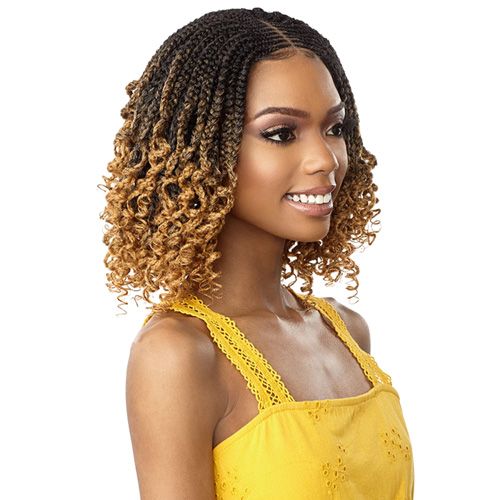 Sensationnel Cloud 9 4x4 Lace Parting 100% Hand-Braided HD Swiss Lace Wig - FEED-IN BOX BRAID TWIST 13