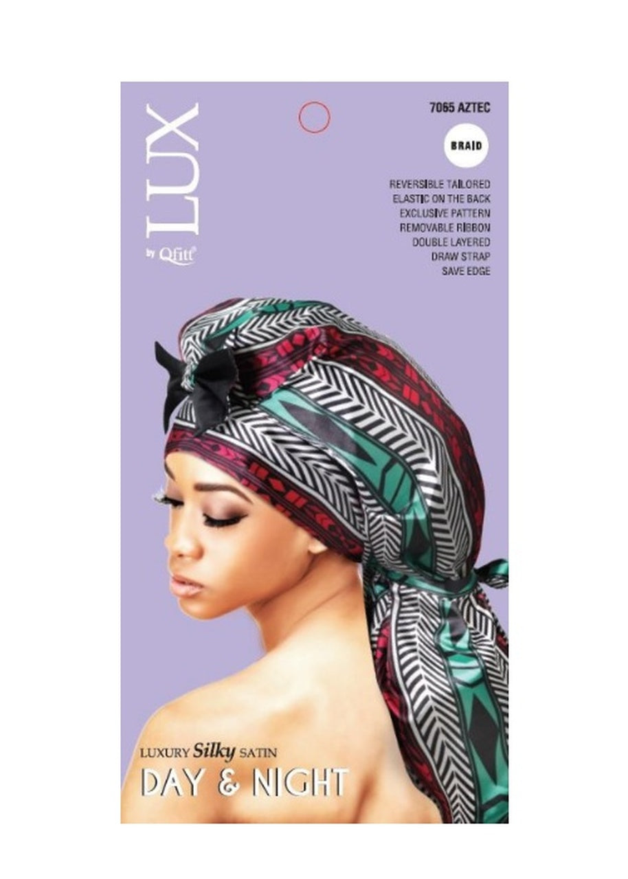 Silk Day & Night Cap (Braid) (6Pc): Afro Qfitt7065