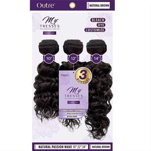 Outre Human Hair Mytresses-Purple Label-Natural Passion Wave 14