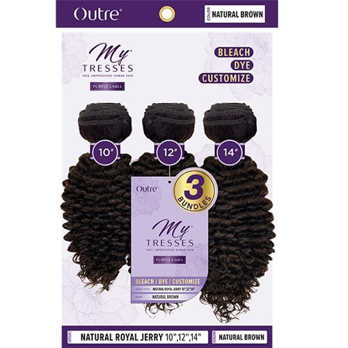 Outre Human Hair Mytresses-Purple Label-Natural Royal Jerry 14
