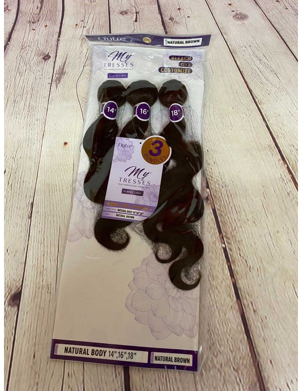 Outre Human Hair Mytresses - Purple Label - Natural Straight 14