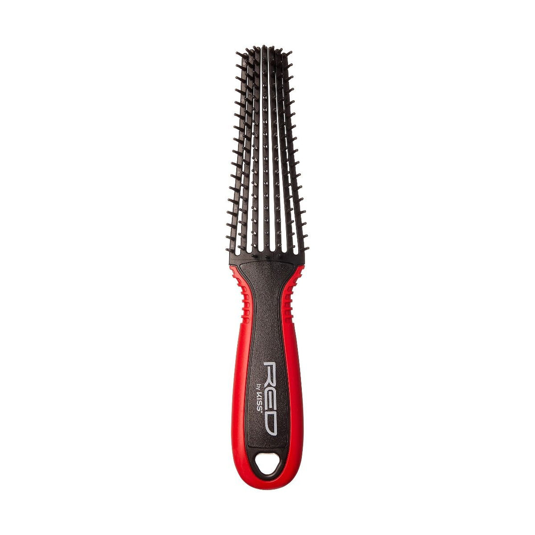 Red by Kiss Glide & Define Detangle 7 Row Non-Slip Brush HH60