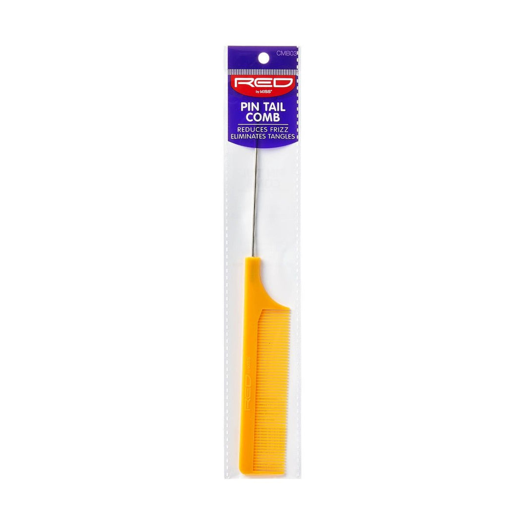 KISS (HM33) RED Pin Tail Comb (Bone) CMB03