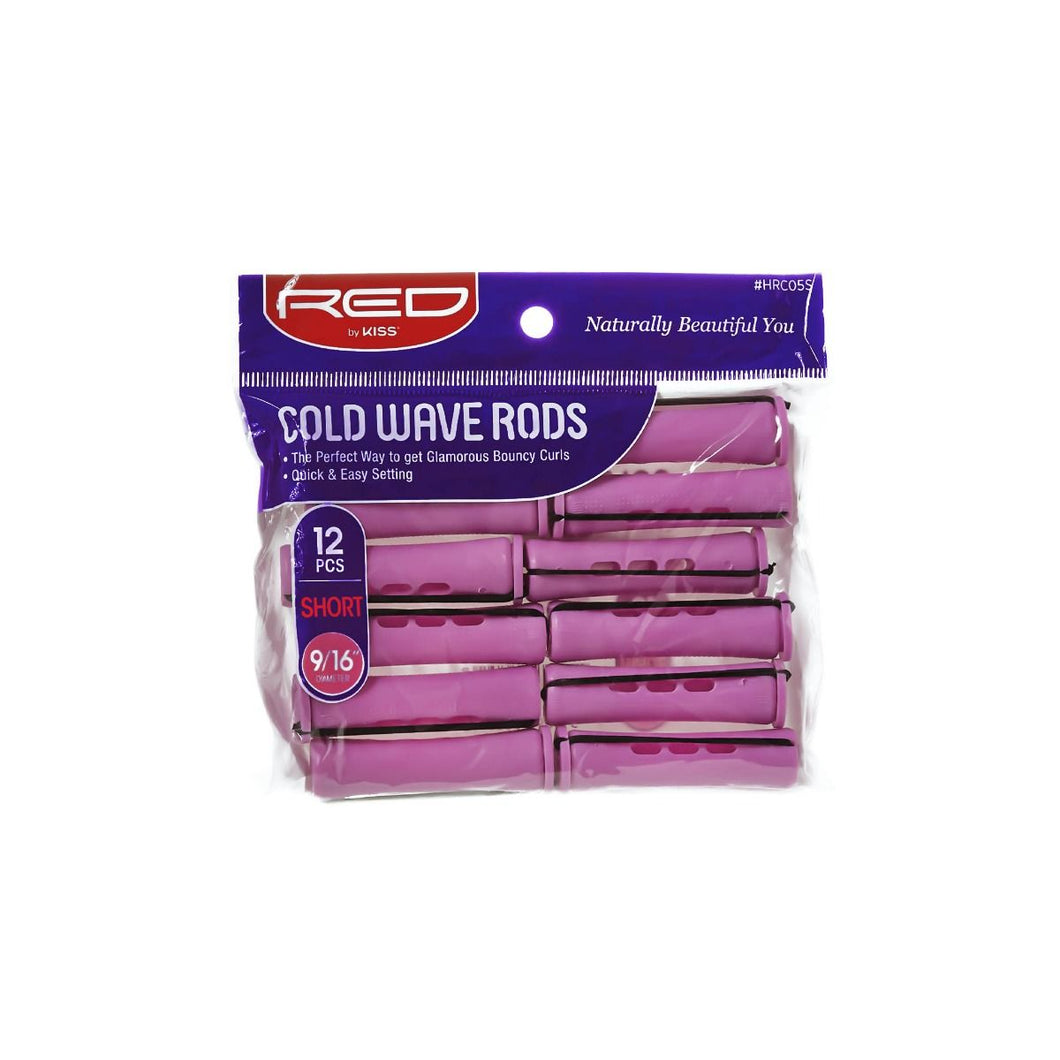 RED Cold Wave Rods Short 9/16