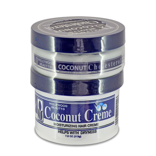 HOLLYWOOD - HAIR CREME[COCONUT] W/COCONUT CHOLESTROL COMBO