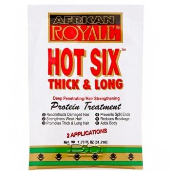 African Royale Hot Six Thick & Long Protein Treatment 1.75oz