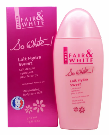 Fair& White So White Hydra Sweet Moisturizing Body Lotion with Sweet Almond Oil 17.6oz