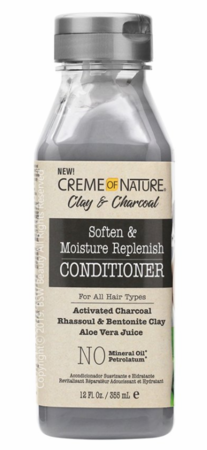 Creme of Nature Clay & Charcoal Soften & Moisture Replenish Conditioner 12 oz