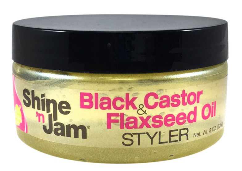 Ampro Shine-N-Jam Styler [Black Castor&Flaxseed Oil] (dont)
