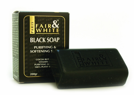 Fair & White Original Black Soap, 7 oz.