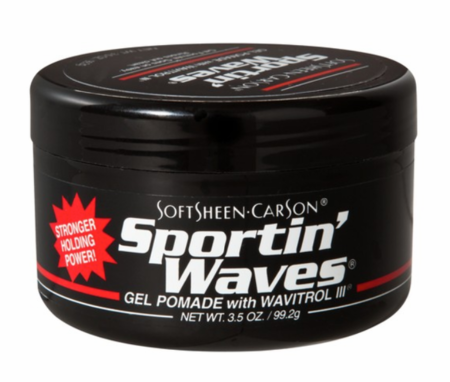 Sportin Waves Pomade [Regular/Black] 3.5 Oz