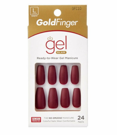 Gold Finger Color Nails GFC10