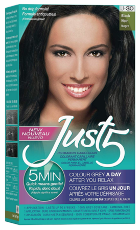 Just 5 5-Min for Women Permanent Hair Color Black