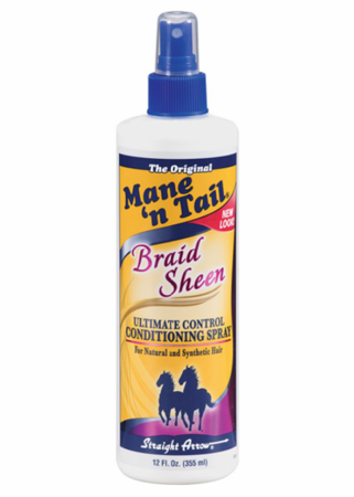 Mane/Tail Braid Sheen Spray 12 Oz